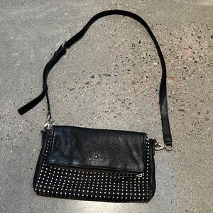 🖤 Kate Spade Cobble Hill Polka Dot Crossbody Bag – Leather & Canvas 🖤
